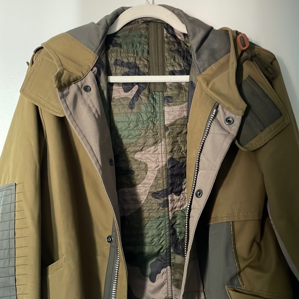 Valentino Fashion Show Coat - Camouflage Lining
